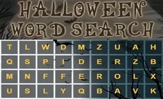 game image Halloween Word Search