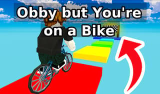 game image Obby but You're on a Bike
