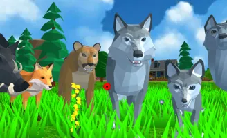 Wolf Simulator Wild Animals 3D