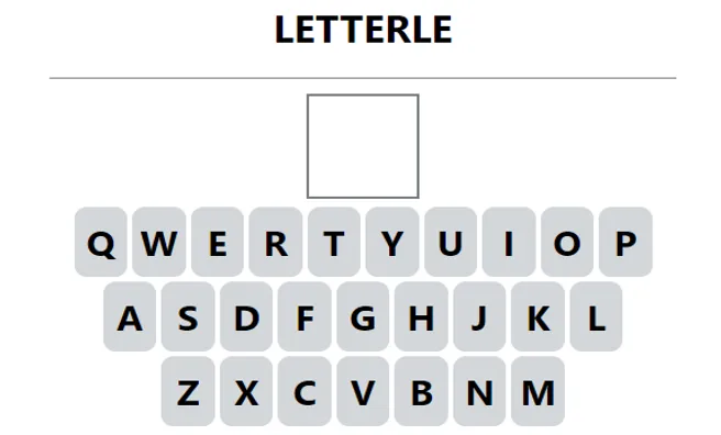 oyun resmi Letterle