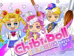 image game Chibi Doll Coloring & Dress Up