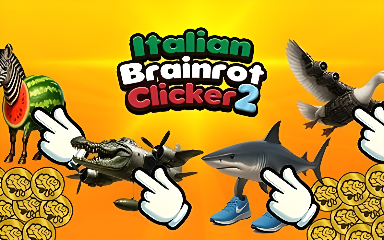 Play Italian Brainrot Clicker 2 unblocked on Tilted.rip
