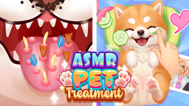 imagem do jogo ASMR Pet Treatment