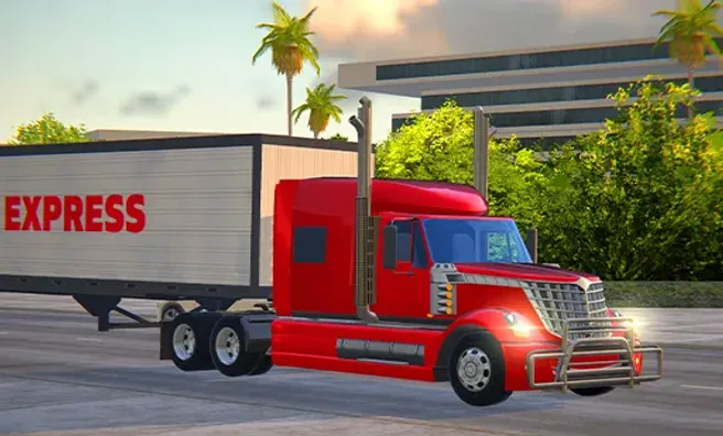 image game American Truck Car Driving