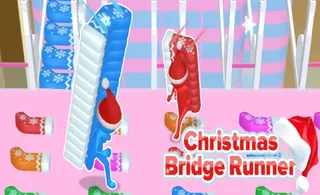 image game Christmas Bridge Runner