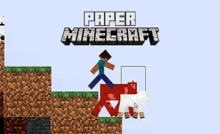 image game Paper Minecraft