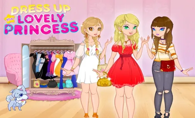 image game Dress Up The Lovely Princess