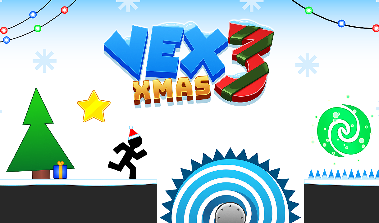 Vex 3 Xmas 🕹️ Play for Free on HahaGames