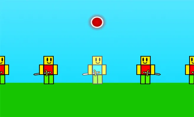 image game Roblox Blade Ball (Scratch)