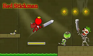 image game Red Stickman: Fighting Stick