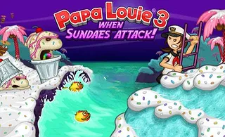 image game Papa Louie 3: When Sundaes Attack