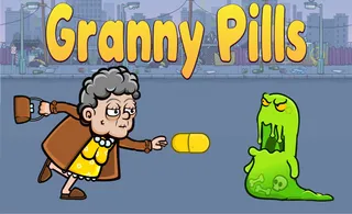 image game Granny Pills: Defend Cactuses