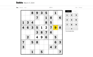 image game NYT Sudoku