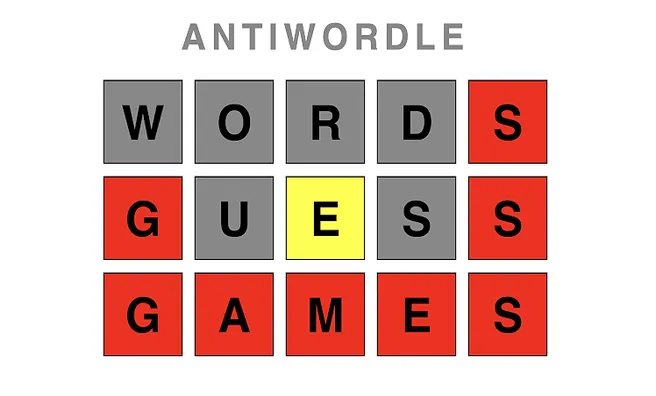 image game Anti-Wordle