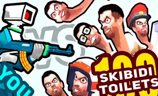 image game You vs 100 Skibidi Toilets