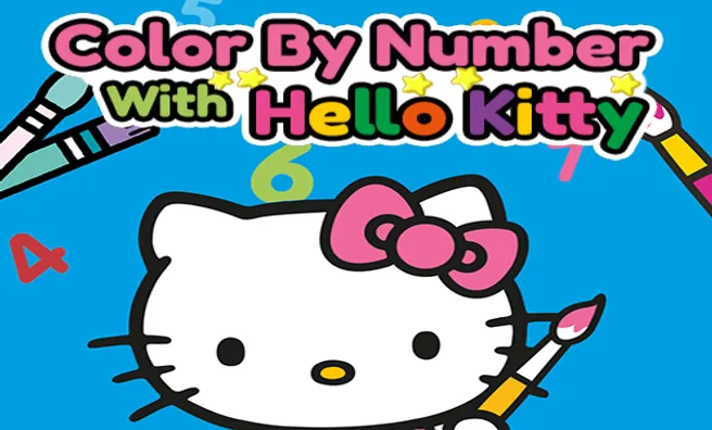 image game Hello Kitty: Color by Number