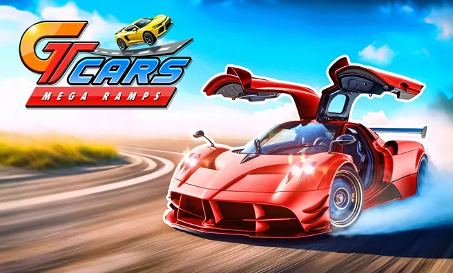 image game GT Cars Mega Ramps