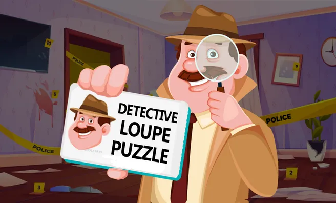 image game Detective Loupe Puzzle