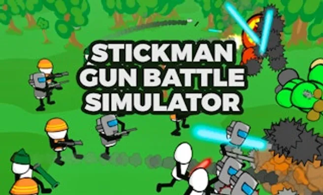 image game Stickman Gun Battle Simulator