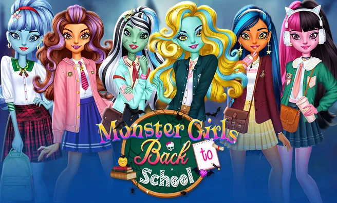 image game Monster Girls Back to School