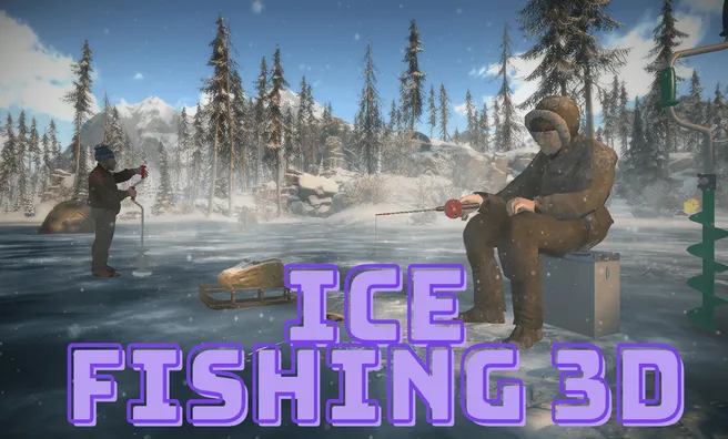 image game Ice fishing 3D