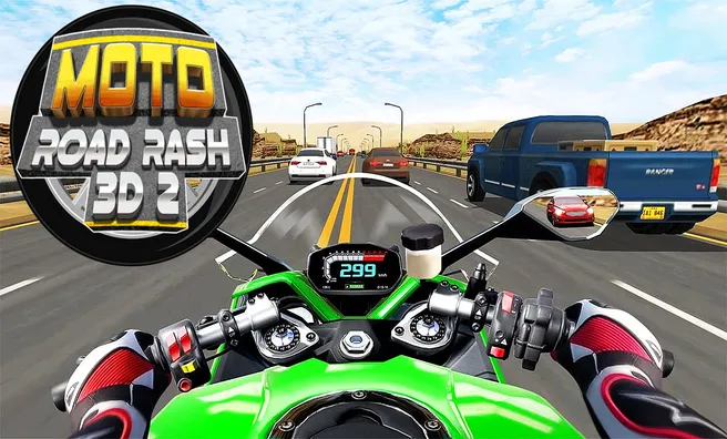 image game Moto Road Rash 3D 2