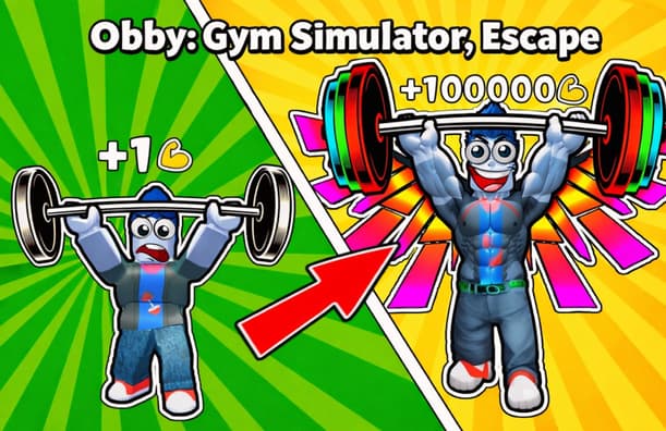 game image Obby: Gym Simulator, Escape
