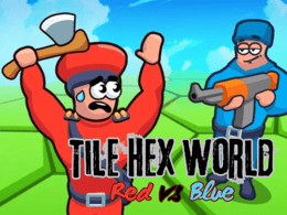 image game Tile Hex World: Red vs Blue