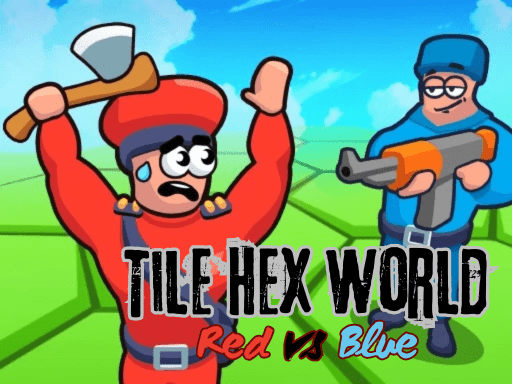 image game Tile Hex World: Red vs Blue