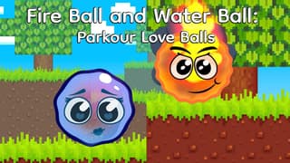 image game Fire Ball and Water Ball: Parkour Love Balls
