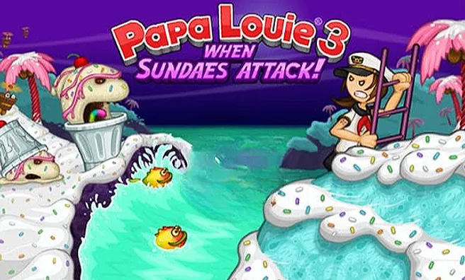 imagen del juego Papa Louie 3: When Sundaes Attack