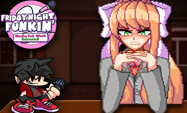 imagen del juego FNF: Monika Full Week Rebooted!