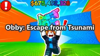 Obby: Escape from Tsunami Brainrot