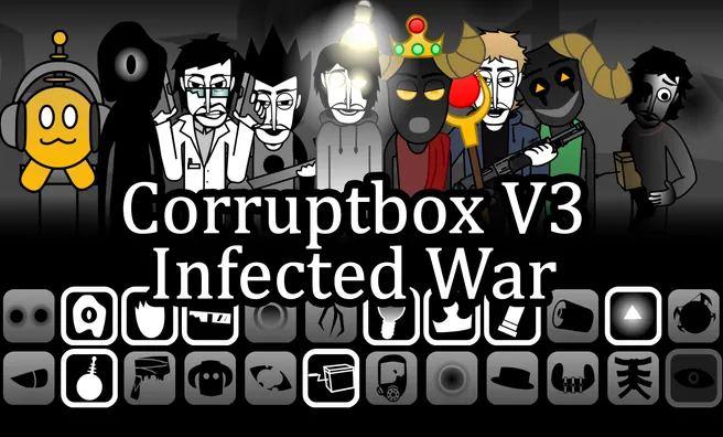 imagen del juego Sprunki Corruptbox V3 Infected War