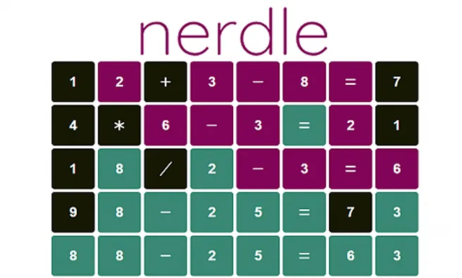 imagen del juego Nerdle
