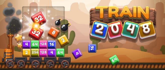 image game Train 2048