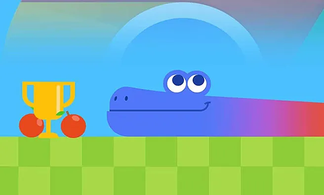 imagem do jogo Google Snake
