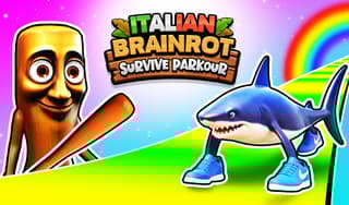 image game Italian Brainrot Survive Parkour