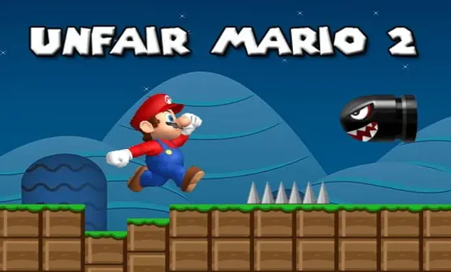 imagem do jogo Unfair Mario 2