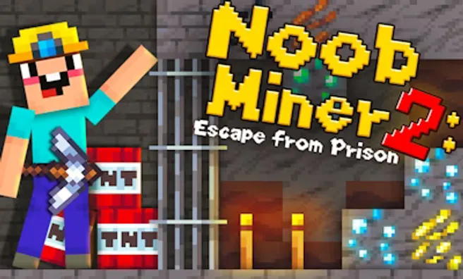 image game Noob Miner 2: Escape From Prison