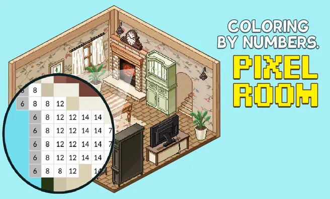 खेल छवि Coloring by Numbers: Pixel Room
