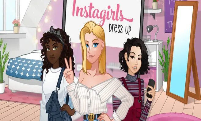 image game Instagirls Dress Up