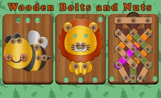 Wooden Bolts and Nuts