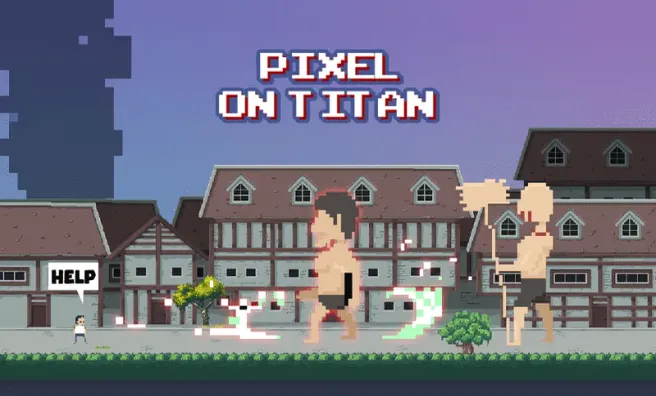 imagem do jogo Pixel on Titan: AoT