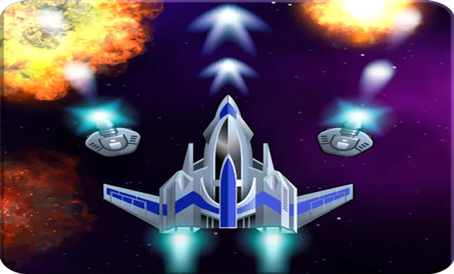 imagem do jogo Galaxy Warriors