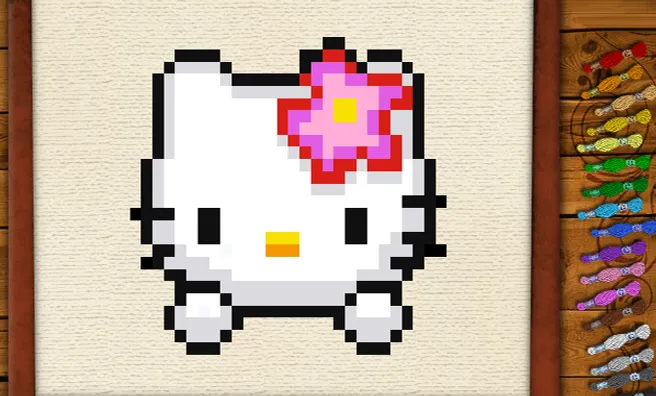 खेल छवि Hello Kitty Cross Stitch