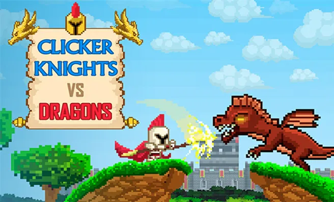imagem do jogo Clicker Knights vs Dragons