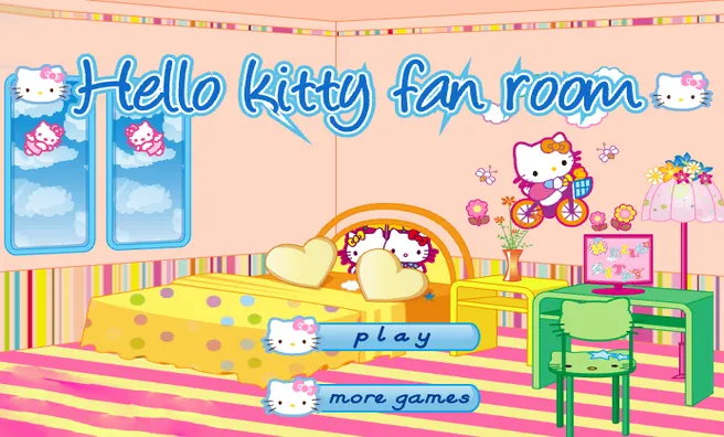 Spielbild Hello Kitty Fan Room