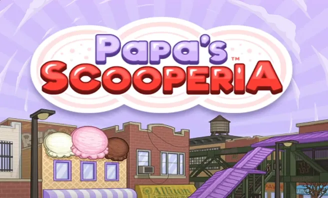 imagem do jogo Papa's Scooperia