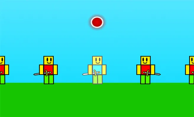 imagem do jogo Roblox Blade Ball (Scratch)